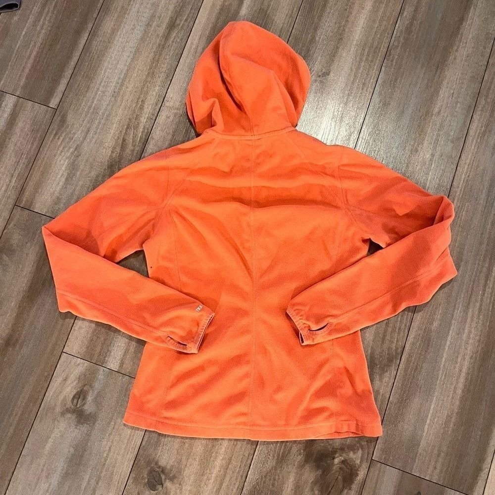 North Face Coral/Pink Fleece Quarterzip Jacket Women XS - Picture 7 of 7
